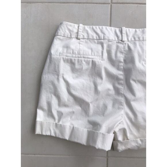 Talbots Cuffed Shorts Cotton Stretch High Waist - Picture 6 of 8